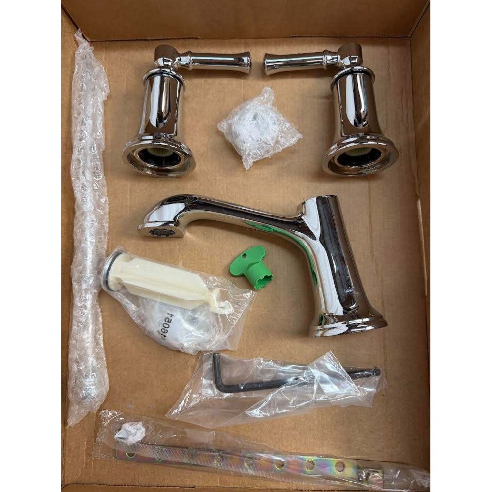 Moen Weymouth Chrome Two-Handle High Arc Roman Tub Faucet Trim T3210